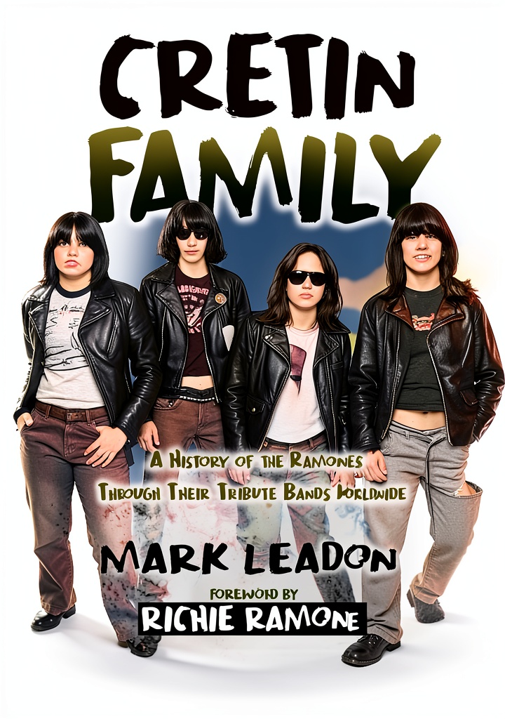 Reading Punk Rock Musician Biography by Mark Leadon on a Kindle device