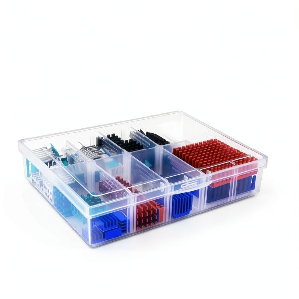 GeeekPi 102pcs Heatsink Kit with Conductive Tape for Raspberry Pi-6