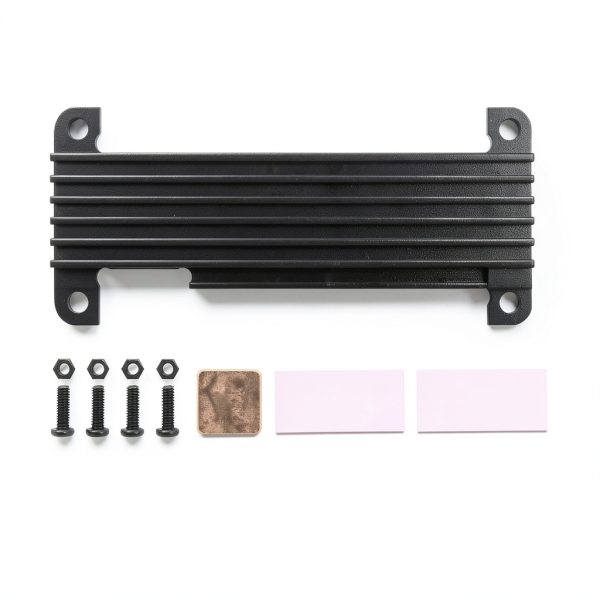 Geekworm Raspberry Pi Zero 2 W Heatsink C296, 10mm Aluminumn Alloy Heatsink Radiator Compatible with Raspberry Pi Zero 2W / Pi Zero W/Pi Zero-4
