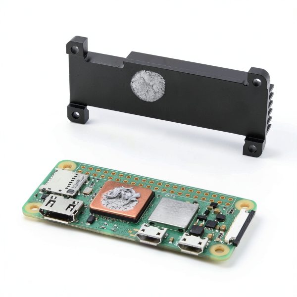 Geekworm Raspberry Pi Zero 2 W Heatsink C296, 10mm Aluminumn Alloy Heatsink Radiator Compatible with Raspberry Pi Zero 2W / Pi Zero W/Pi Zero-7