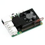 GeeekPi Fan Heasink Raspberry Pi 4, Pi Aluminum Heatsink Cooling Kit for Raspberry Pi 4B/3B/3B+ (B Plus)-0