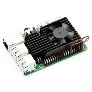 GeeekPi Fan Heasink Raspberry Pi 4, Pi Aluminum Heatsink Cooling Kit for Raspberry Pi 4B/3B/3B+ (B Plus)-0