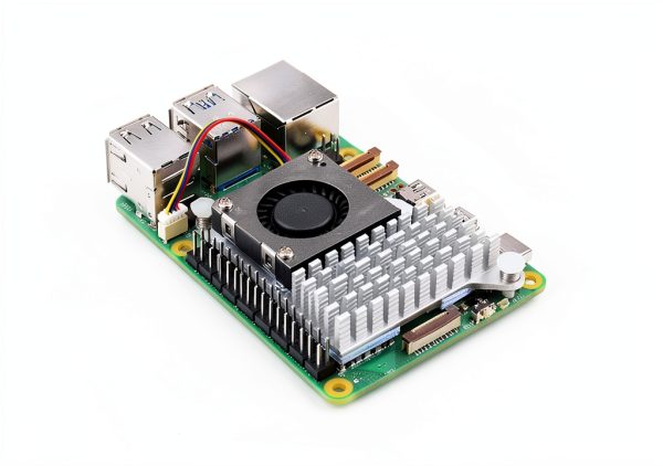 Official Active Cooler for Raspberry Pi 5 UeeKKoo Aluminium Heatsink-2