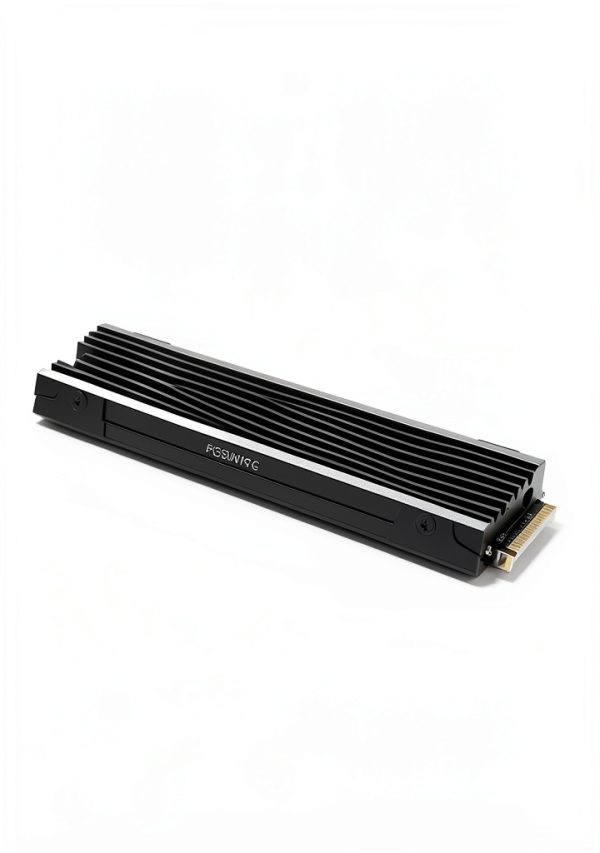 NVMe M.2 SSD Heatsink EGSMTPC Aluminum Double Sided Cooling 2280 Black-2