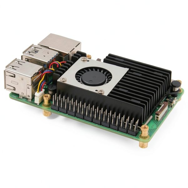 Geekworm Active Cooler H505 for Raspberry Pi 5 Heatsink with PWM Fan-8