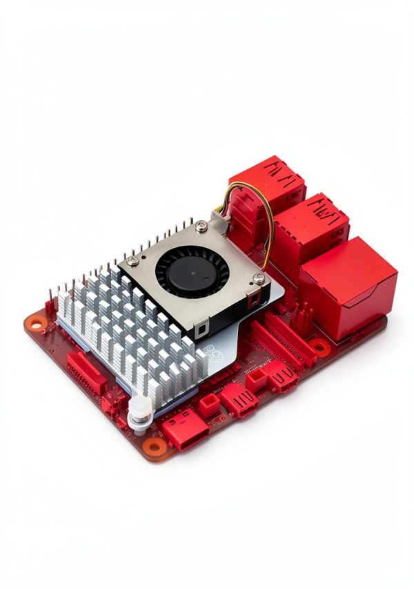 Official Active Cooler for Raspberry Pi 5 UeeKKoo Aluminium Heatsink-3