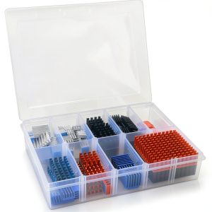 GeeekPi 102pcs Heatsink Kit with Conductive Tape for Raspberry Pi-0