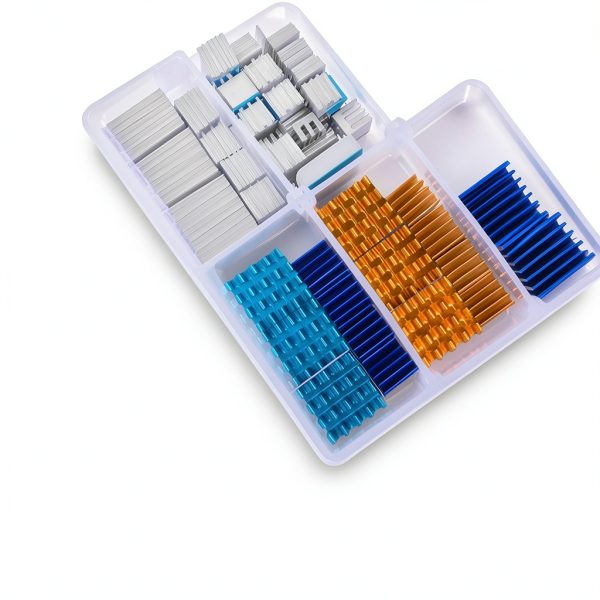 GeeekPi 102pcs Heatsink Kit with Conductive Tape for Raspberry Pi-1