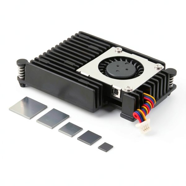 Geekworm Active Cooler H505 for Raspberry Pi 5 Heatsink with PWM Fan-0