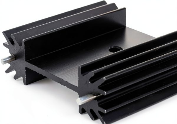 Aluminium Heatsink Easycargo TO-220 25x34x12mm Anodized Black 5-Pack-4