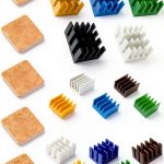 Easycargo Raspberry Pi Heatsink Kit 20pcs Aluminum Copper Thermal Tape-0