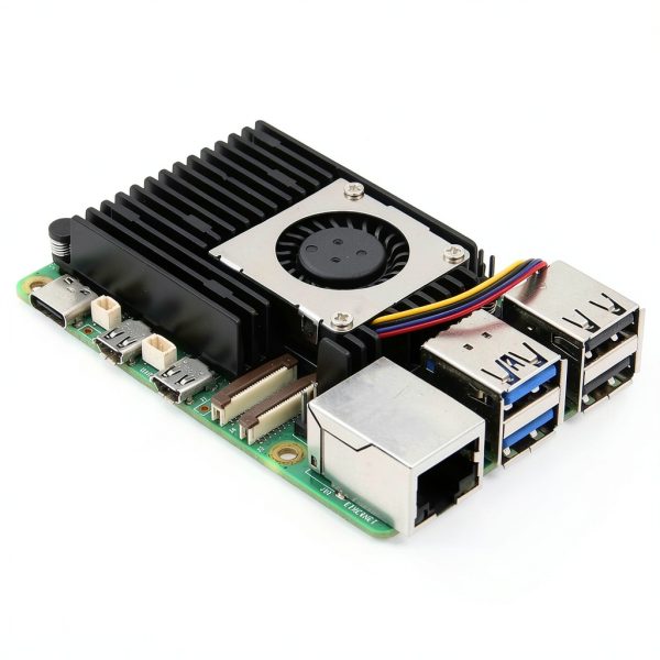 Geekworm Active Cooler H505 for Raspberry Pi 5 Heatsink with PWM Fan-7