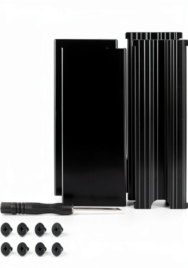 M.2 Heatsink SSD Cooler SGTKJSJS Aluminum Dual Pack 2280 SSD Black-4