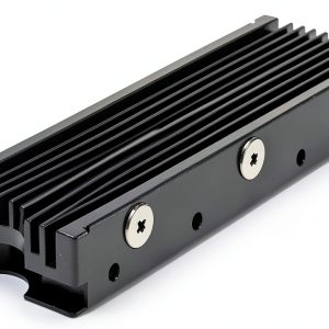 MHQJRH M.2 2280 SSD heatsink, Double-Sided Heat Sink, with Thermal Silicone pad for PC / PS5 M.2 PCIE NVMe SSD or M.2 SATA SSD-0