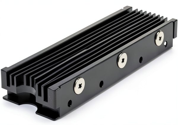 MHQJRH M.2 2280 SSD heatsink, Double-Sided Heat Sink, with Thermal Silicone pad for PC / PS5 M.2 PCIE NVMe SSD or M.2 SATA SSD-0
