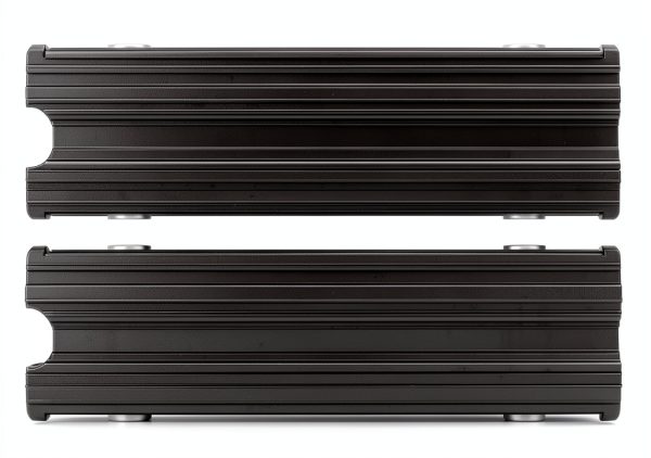 M.2 Heatsink SSD Cooler SGTKJSJS Aluminum Dual Pack 2280 SSD Black-0