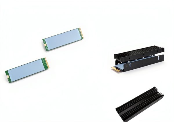 M.2 Heatsink SSD Cooler SGTKJSJS Aluminum Dual Pack 2280 SSD Black-5